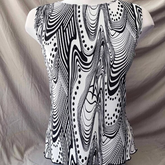 Y2K Style Abstract Tank Top Sleeveless Blouse - Picture 4 of 6